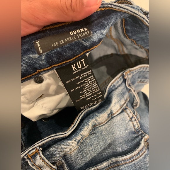 Kut from the Kloth Donna high rise jeans size 10 - Picture 3 of 5